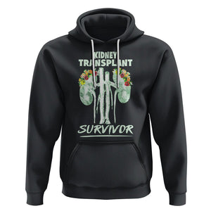 Kidney Transplant Survivor Organ Recipient Hoodie TS09 Black Printyourwear