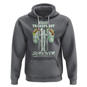 Kidney Transplant Survivor Organ Recipient Hoodie TS09 Charcoal Printyourwear