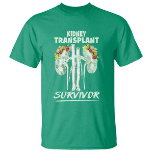 Kidney Transplant Survivor Organ Recipient T Shirt TS09 Irish Green Printyourwear