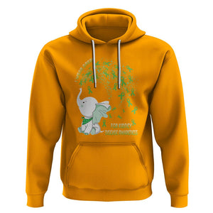 I Wear Green For Kidney Disease Awareness Elephant Survivors Hoodie TS09 Gold Printyourwear