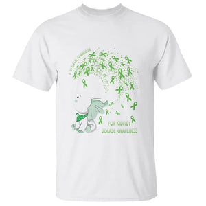 I Wear Green For Kidney Disease Awareness Elephant Survivors T Shirt TS09 White Printyourwear