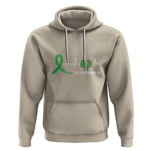 Kidney Disease Awareness Month Hoodie Heartbeat Transplant Organ Donor TS09 Sand Printyourwear