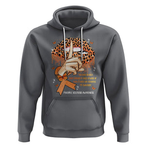 Multiple Sclerosis Awareness Hoodie Leopard Lips You Have No Idea What Strength It Takes To Wake Up Each Everr Day To Battle My Own Body TS09 Charcoal Printyourwear