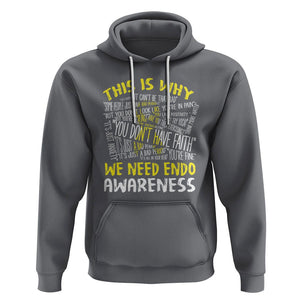 This Is Why We Need Endometriosis Awareness Hoodie TS09 Charcoal Printyourwear