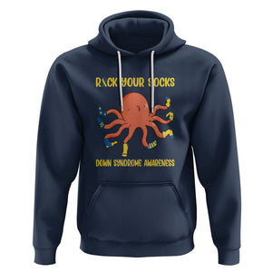 Down Syndrome Day Hoodie Rock Your Sock Funny Octopus Socks TS09 Navy Printyourwear