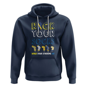 World Down Syndrome Day Rock Your Sock Hoodie TS09 Navy Printyourwear