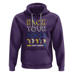 World Down Syndrome Day Rock Your Sock Hoodie TS09 Purple Printyourwear