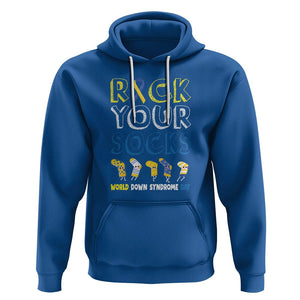 World Down Syndrome Day Rock Your Sock Hoodie TS09 Royal Blue Printyourwear