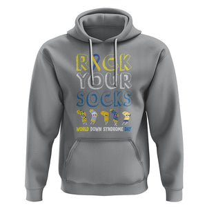 World Down Syndrome Day Rock Your Sock Hoodie TS09 Sport Gray Printyourwear