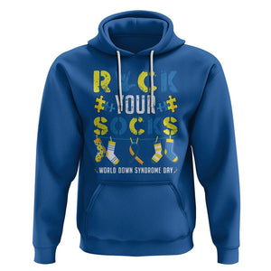 Down Syndrome Day Funny Rock Your Sock Hoodie TS09 Royal Blue Printyourwear