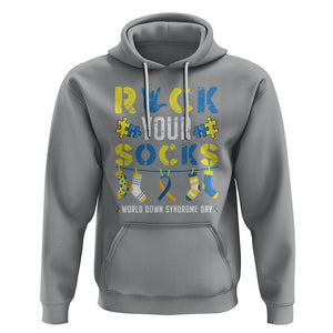 Down Syndrome Day Funny Rock Your Sock Hoodie TS09 Sport Gray Printyourwear