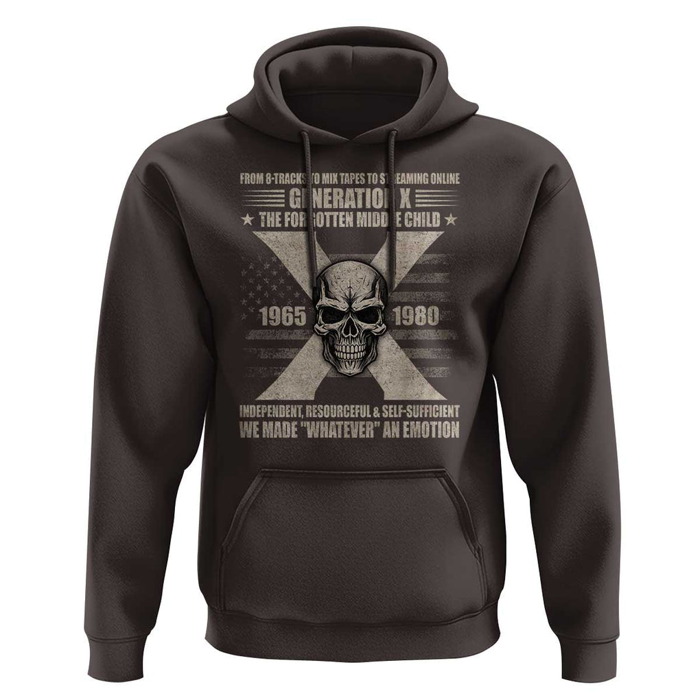 Gen X The Forgotten Middle Child Hoodie TS09 Dark Chocolate Print Your Wear