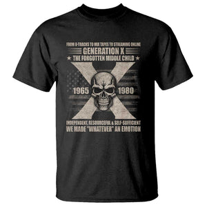 Gen X The Forgotten Middle Child T Shirt TS09 Black Print Your Wear