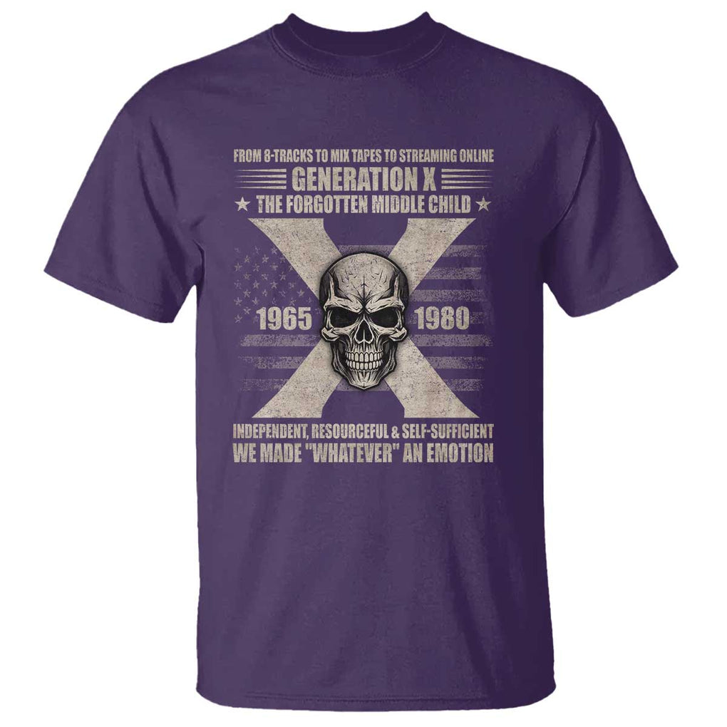 Gen X The Forgotten Middle Child T Shirt TS09 Purple Print Your Wear