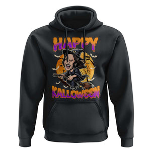 Funny Kamala Halloween Hoodie Happy Kalloween Harris Witch TS09 Black Print Your Wear