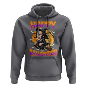 Funny Kamala Halloween Hoodie Happy Kalloween Harris Witch TS09 Charcoal Print Your Wear