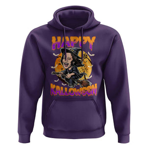 Funny Kamala Halloween Hoodie Happy Kalloween Harris Witch TS09 Purple Print Your Wear