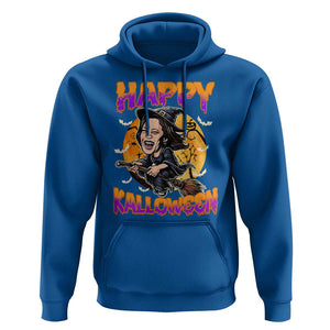 Funny Kamala Halloween Hoodie Happy Kalloween Harris Witch TS09 Royal Blue Print Your Wear