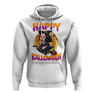 Funny Kamala Halloween Hoodie Happy Kalloween Harris Witch TS09 White Print Your Wear