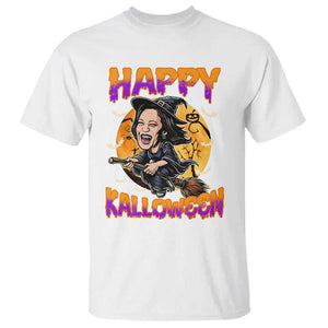 Funny Kamala Halloween T Shirt Happy Kalloween Harris Witch TS09 White Print Your Wear