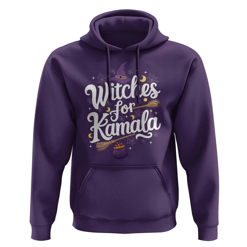 Witches For Kamala Hoodie Harris US President 2024 Halloween TS09 Purple Print Your Wear