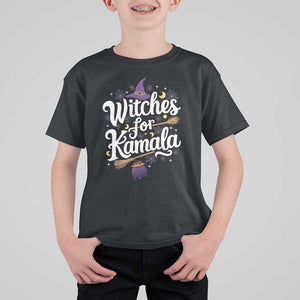 Witches For Kamala T Shirt For Kid Harris US President 2024 Halloween TS09 Black Print Your Wear