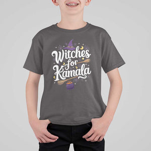 Witches For Kamala T Shirt For Kid Harris US President 2024 Halloween TS09 Dark Chocolate Print Your Wear