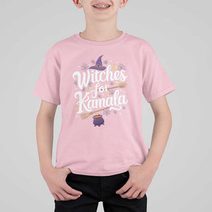 Witches For Kamala T Shirt For Kid Harris US President 2024 Halloween TS09 Light Pink Print Your Wear