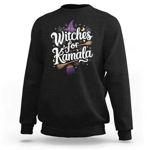 Witches For Kamala Sweatshirt Harris US President 2024 Halloween TS09 Black Print Your Wear