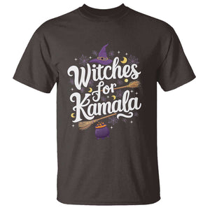 Witches For Kamala T Shirt Harris US President 2024 Halloween TS09 Dark Chocolate Print Your Wear