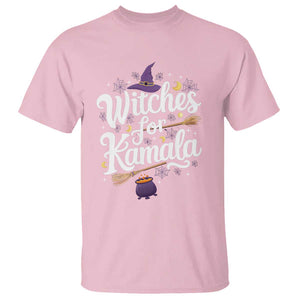 Witches For Kamala T Shirt Harris US President 2024 Halloween TS09 Light Pink Print Your Wear