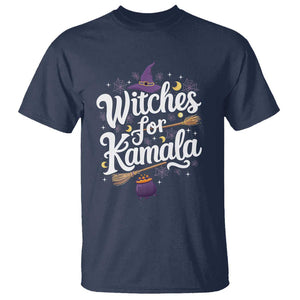 Witches For Kamala T Shirt Harris US President 2024 Halloween TS09 Navy Print Your Wear