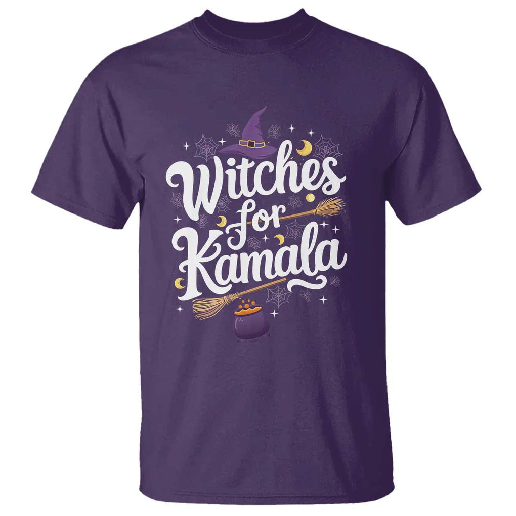 Witches For Kamala T Shirt Harris US President 2024 Halloween TS09 Purple Print Your Wear