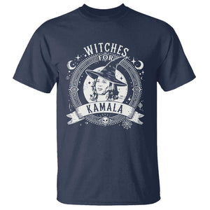 Witches For Kamala T Shirt Harris Madam President 2024 Halloween TS09 Navy Print Your Wear