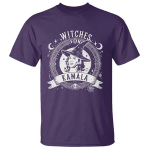 Witches For Kamala T Shirt Harris Madam President 2024 Halloween TS09 Purple Print Your Wear