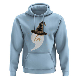 Comma La Harris Hoodie Kamala Halloween Witch TS09 Light Blue Print Your Wear