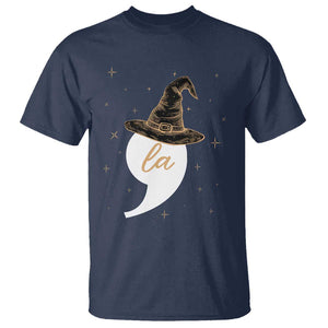 Comma La Harris T Shirt Kamala Halloween Witch TS09 Navy Print Your Wear