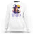 Funny Halloween Witch Kamala Sweatshirt Witch Way To The White House TS09 White Print Your Wear