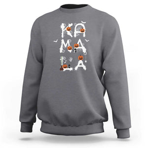 Funny Halloween Kamala 2024 Sweatshirt Harris Support US President Spooky Season TS09 Charcoal Print Your Wear