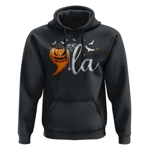 Halloween Comma La Harris Hoodie Kamala Support Pumkin Spooky Season TS09 Black Print Your Wear