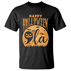 Funny Happy Halloween Comma La Harris T Shirt Kamala Support Pumkin Spooky Season TS09 Black Print Your Wear