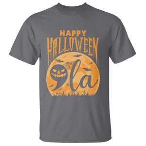 Funny Happy Halloween Comma La Harris T Shirt Kamala Support Pumkin Spooky Season TS09 Charcoal Print Your Wear