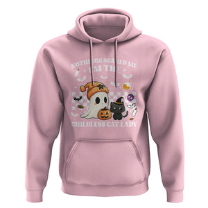 Funny Halloween Harris Hoodie Nothing Scares Me I'm The Childless Cat Lady Kamala 2024 TS09 Light Pink Print Your Wear