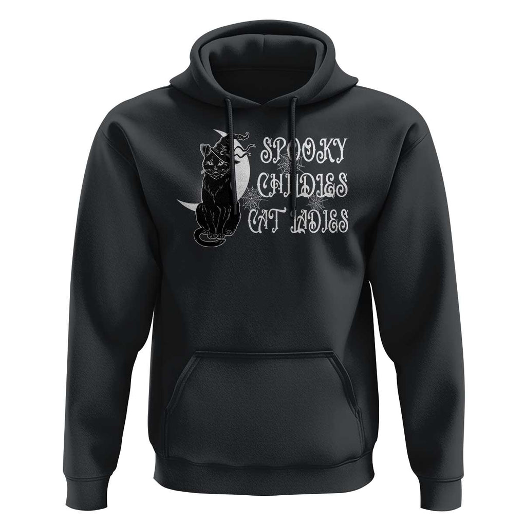 Funny Halloween Harris Hoodie Spooky Childless Cat Lady Kamala 2024 TS09 Black Print Your Wear