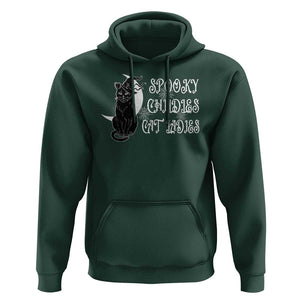 Funny Halloween Harris Hoodie Spooky Childless Cat Lady Kamala 2024 TS09 Dark Forest Green Print Your Wear