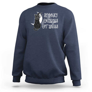 Funny Halloween Harris Sweatshirt Spooky Childless Cat Lady Kamala 2024 TS09 Navy Print Your Wear