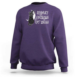 Funny Halloween Harris Sweatshirt Spooky Childless Cat Lady Kamala 2024 TS09 Purple Print Your Wear