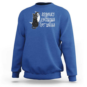 Funny Halloween Harris Sweatshirt Spooky Childless Cat Lady Kamala 2024 TS09 Royal Blue Print Your Wear