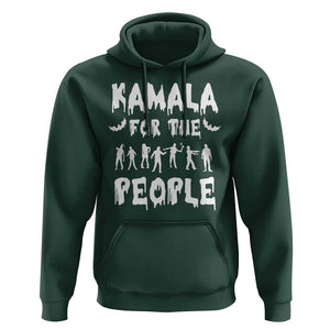 Harris For The People Hoodie Funny Halloween Kamala US President 2024 TS09 Dark Forest Green Print Your Wear