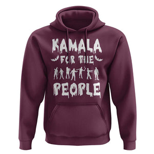 Harris For The People Hoodie Funny Halloween Kamala US President 2024 TS09 Maroon Print Your Wear